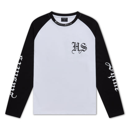 Hustlers Shine Long Sleeve - Black/White