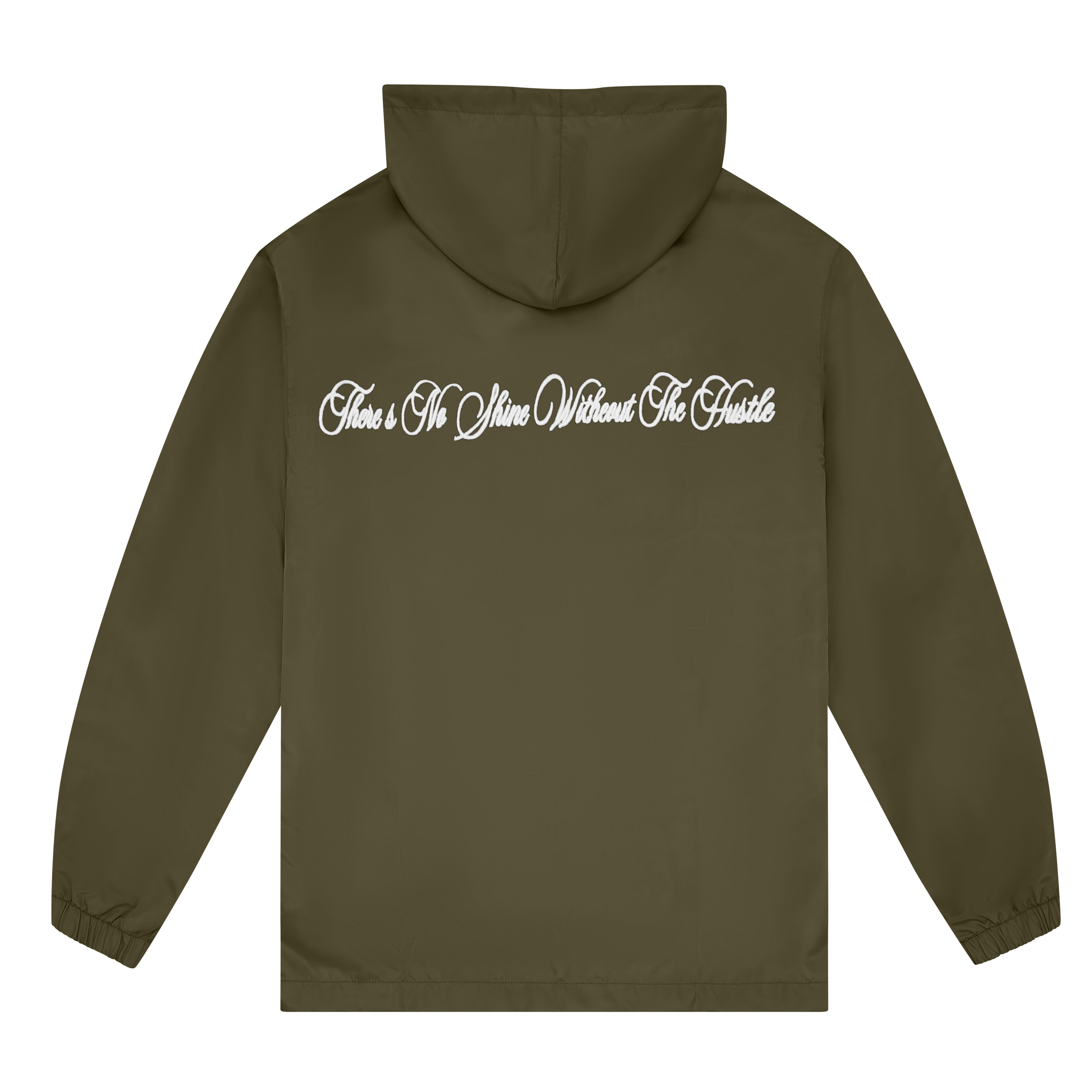 HS Windbreaker - Khaki Green – Hustlers Shine