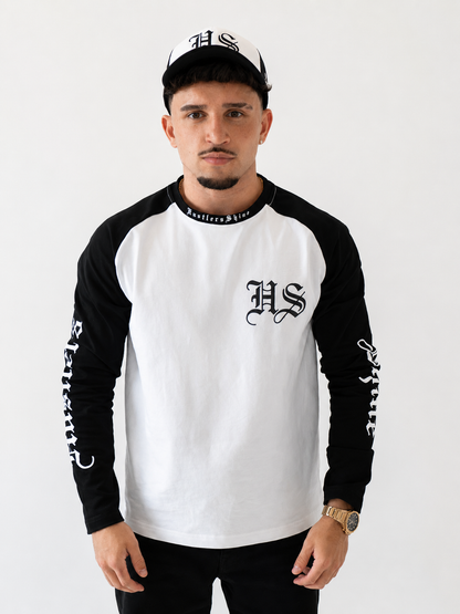 Hustlers Shine Long Sleeve - Black/White