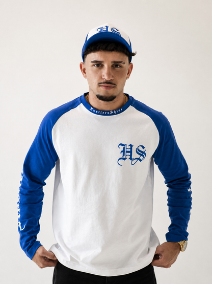 Hustlers Shine Long Sleeve - Blue/White